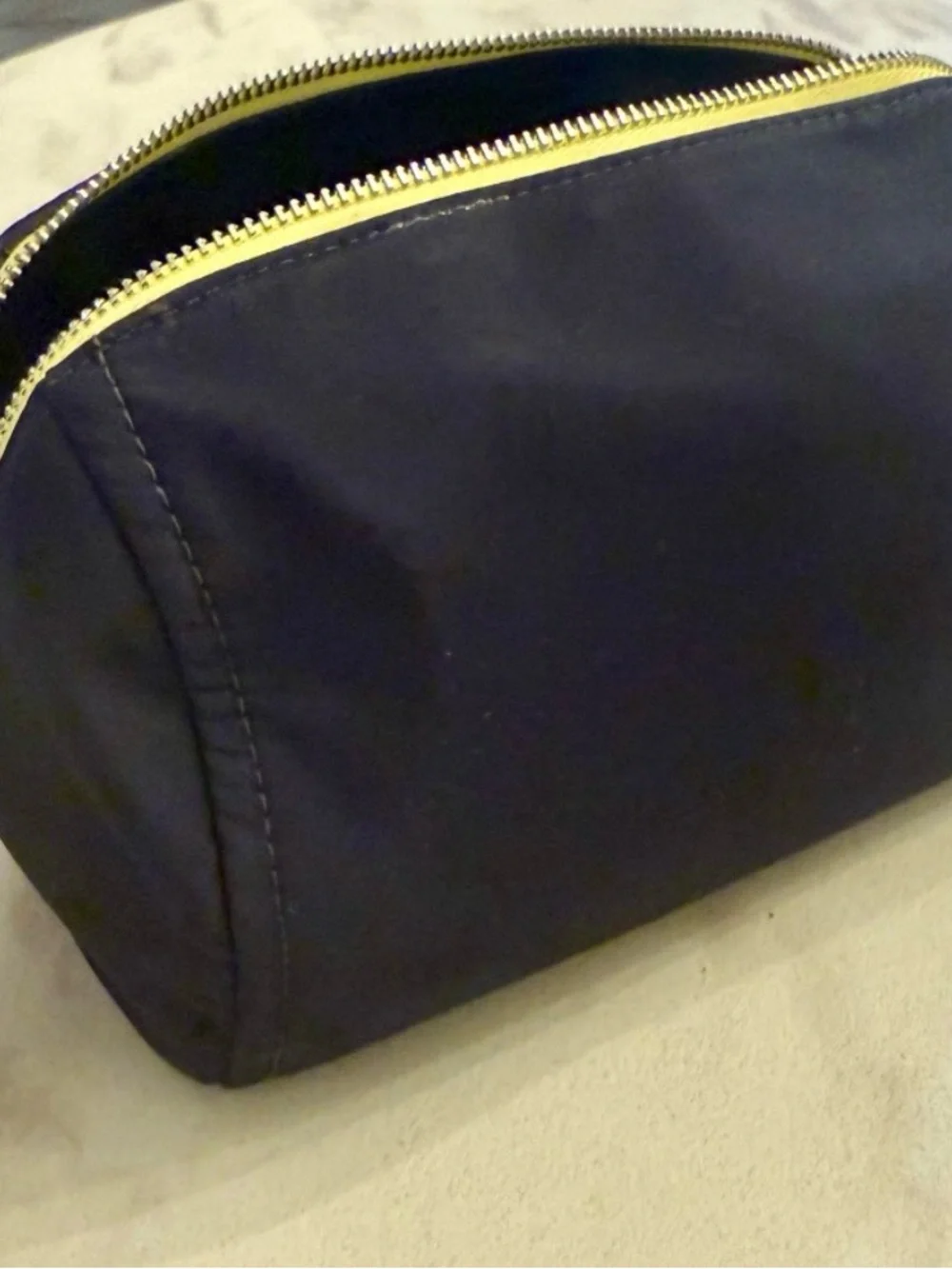 *NEW* Kate Spade ♠️ New York Navy blue & neon yellow makeup